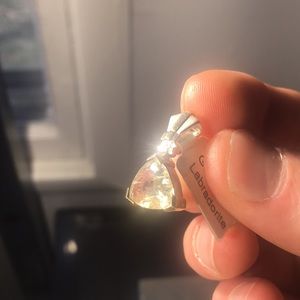 Golden labradorite pendant